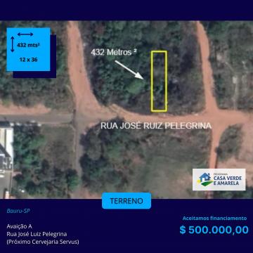 imagem 1 - Terreno à venda, 432 m² por R$ 500.000,00 - Vila Aviação - Bauru/SP imagem 1 - Terreno à venda, 432 m² por R$ 500.000,00 - Vila Aviação - Bauru/SP