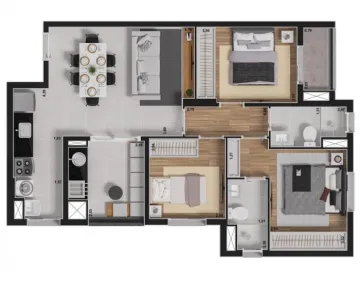 Alugar Apartamento / Padrão em Bauru. apenas R$ 700.000,00