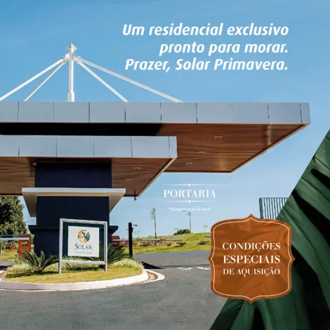 imagem 1 - Terreno no Residencial Solar Primavera em Piratininga imagem 1 - Terreno no Residencial Solar Primavera em Piratininga