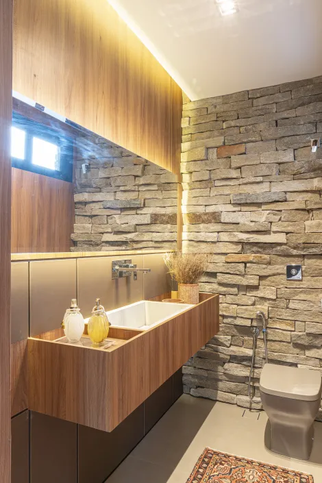 imagem 3 - Casa 3 quartos suítes com piscina, área gourmet, armários, climatizada no Alphaville Bauru imagem 3 - Casa 3 quartos suítes com piscina, área gourmet, armários, climatizada no Alphaville Bauru